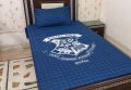 Kids Printed cartoon single pair pure cotton bedsheets. 