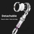 1Pc 3 Modes Turbocharged Shower Head Adjustable High Pressure Water Saving Handheld Showerhead Massage Filter Rainfall Nozzle.