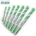 LAOA Drill Bit Super Hard Alloy Twist Overlord Drill Through Hole Glass Drill Concrete Drill Multifunctional Drill Bits. 