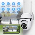 Security Camera 1080P HD Camera 355° Surveillance Camera Night Vision Motion Detection Siren WiFi Remote Two-Way Audio Waterproo. 