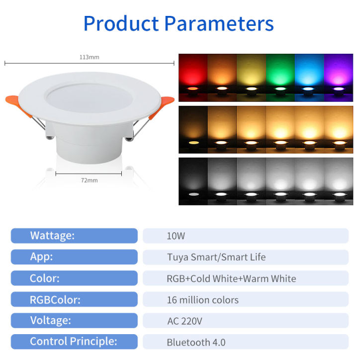 Smart%20LED%20Downlight%2010W%20220V%20Tuya%20Smart%20Life%20Bluetooth%20Can%20Ceiling%20Light%20Dimmable%201-4%20Pack%20RF%202.4G%20Remote%20Group%20Control%2075-105mm%20-%20Image%207