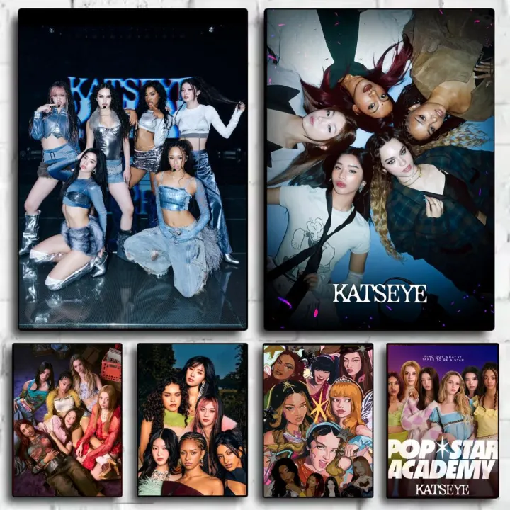 pop-kpop-groups-k-katseyes-magazines-poster-decorative-wall-art