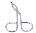 Eyebrow Tweezer Scissor Handle Flat Straight Tip Hair Plucker Stainless Steel Brow Tweezer. 