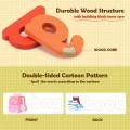 Kids Alphabet Wooden Spelling Game – Fun Educational Learning Cards & Letter Set. 