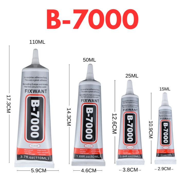 15ML%2050ML%20110ml%20Clear%20B-7000%20Glue%20&%20Black%20T7000%20PLUS%20Adhesive%20Repair%20Cell%20Phone%20Touch%20Screen%20B7000%20Liquid%20Jewelry%20Craft%20Glue%20-%20Image%203