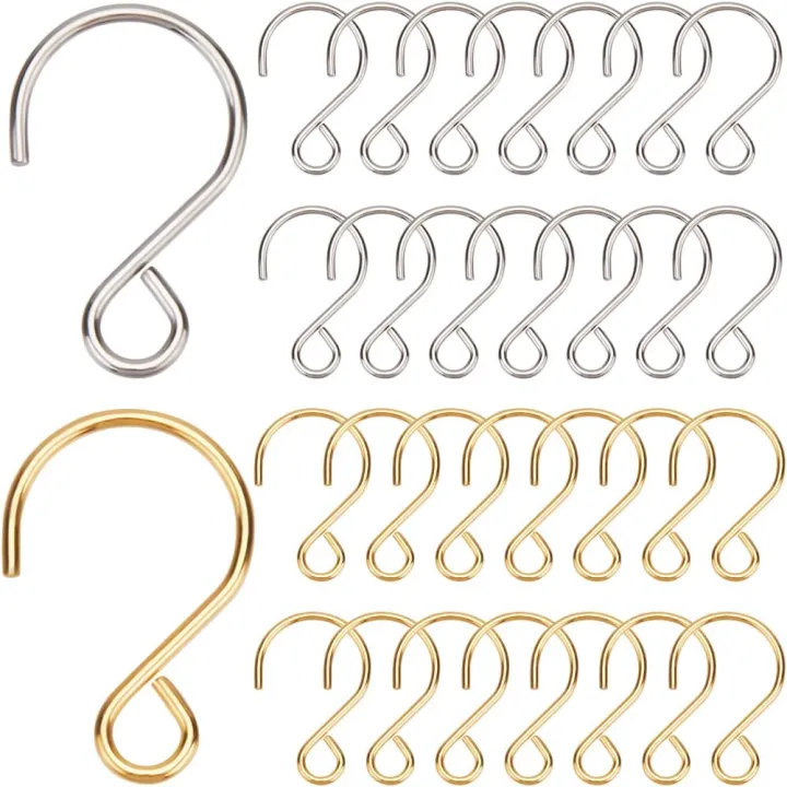 1%20Box%20300pcs%20S%20Shaped%20Hooks%20Stainless%20Steel%20Small%20S%20Shape%20Hooks%20Tiny%20Small%20Golden%20Silver%20Metal%20s%20Hangers%20Ornaments%20Hook%20-%20Image%207