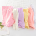 2pcs/Lot Summer Girls Safety Pants Class A Double Layer Pure Cotton Grade Thin Children' Safety Children Bottom Kid Dance Pants. 