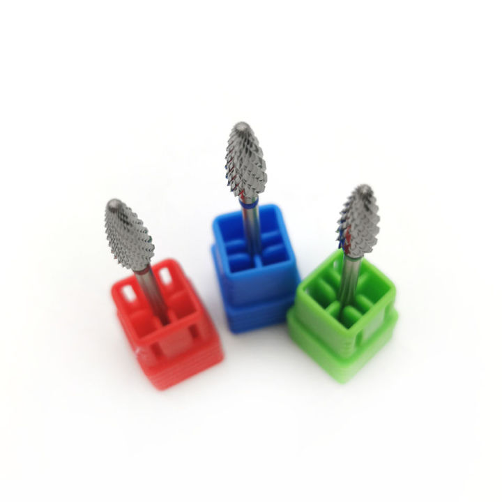 HYTOOS%205mm%20Flame%20Bit%203/32%20Carbide%20Nail%20Drill%20Bits%20Manicure%20Burr%20Remove%20Gel%20Electric%20Milling%20Cutter%20Accessories%20-%20Image%206