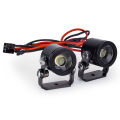 Aluminum LED Light Headlight Spotlight for 1/10 RC Crawler Car Axial SCX10 90046 RC4WD D90 TRX4 TRX6 DIY Parts. 