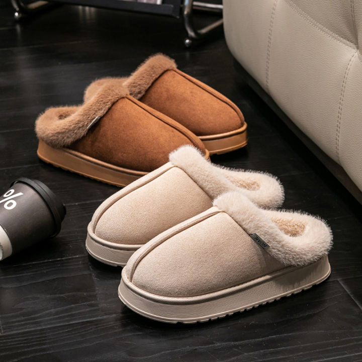 Women%20Fluffy%20Slippers%20for%20Autumn%20Winter%20Indoor%20EVA%20Thick%20Sole%20Anti-Slip%20Warm%20Unisex%20House%20Shoes%20-%20Image%202