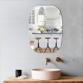 Arylic wall mirror - Oval, Square, Rectangle shapedf self adhesive wall mirror - flexible Non-Glass wall mirror self adhesive for bathroom, wall, dining room, beauty parlor room. easy to clean, flexible mirror, self adhesive, unbreakable.. 