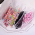 500Pcs/Set Girls Colourful Elastic Disposable Soft Rubber Band Hair Tie Headband Children Ponytail Holder Bands Kids Accessories. 