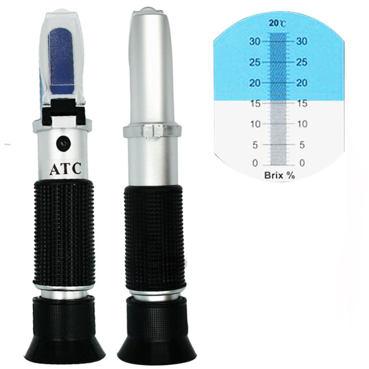 Brix Refractometer Hand held Sugar Level Test Meter Food Fruit ...