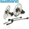 Shimano TX 505 Front and Rear Hub with Center Lock Disc RT30 160mm. 