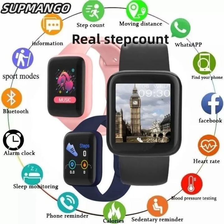 B37 real step count, heart rate,new smart watch reachable men and