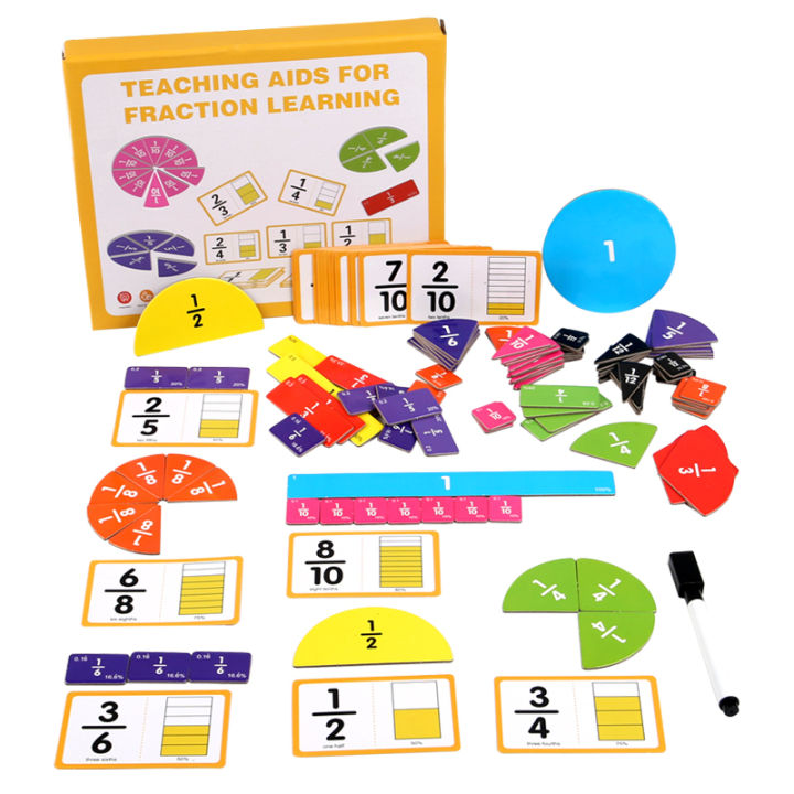 Wooden%20Math%20Fraction%20Learning%20Set%20With%20Card%20Fraction%20Decomposition%20Plate%20Montessori%20Teaching%20Aid%20Children%20Educational%20Math%20Toys%20-%20Image%207