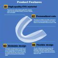 Mouth Guard EVA Teeth Protector Silicone Tooth Orthodontic Braces Transparen Reusable Teeth  Tray Retainer Tool. 