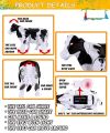 Plastic Robot Cow Toy Dancing Cow Toy Electric Musical Singing Birthday Gift Holiday Gifts for Children. 