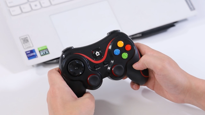 【6-in-1】 Universal Wireless Bluetooth Gaming Controller ~ Joystick Joypad Gamepad for PlayStation, PC, Computer, Laptop, Mobile, Android, iOS, TV Box, Nintendo Switch ~ Dual Shock Vibration ~ Wireless PS3 Controller Remote~ By FunBug