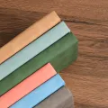 200pages A5 Leather Notebook with Leather Notebook Cover, Personalized Soft Cover and Bookmark, Perfect for Business, Meeting. 