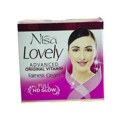 Nisa lovely advance original vitamin fairness cream full HD glow 38ml Nisa Lovely Fairness Cream Jar