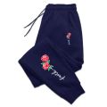 Beautiful Flowers Printing Womens Sweatpants Daily Casual Fashion Trousers Sports Jogging Sweat Mens Pants Street Hot Sale Pants.