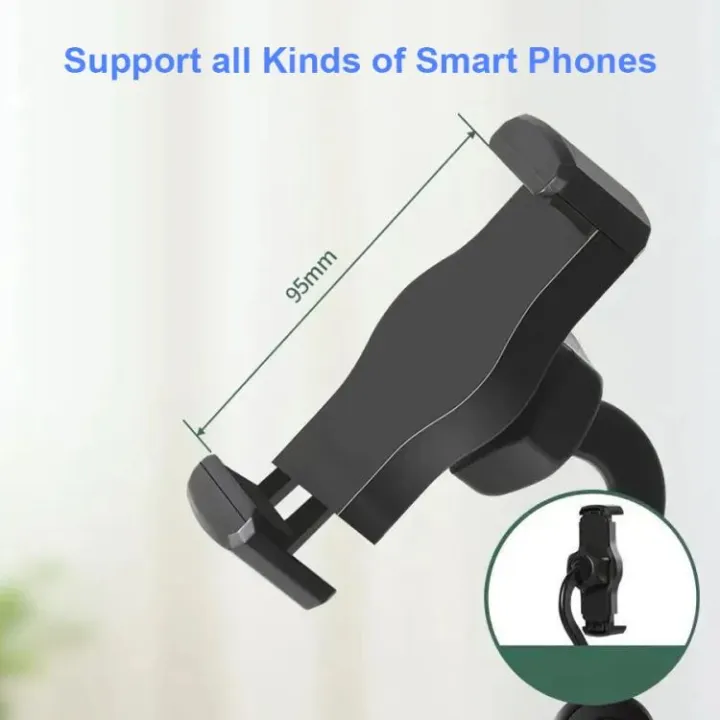TSC%20Portable%20Lightweight%20Mobile%20Smart%20Phone%20Tripod%20for%20Tiktok%20and%20YouTube-%20Black%20-%20Image%208