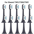 Replacement Toothbrush Heads for MIJIA T301/T302/T501 Sonic Electric Tooth Brush DuPont Bristle Nozzles With Vacuum Packaging. 