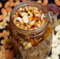 Mix Dry Fruits with organic desi honey 500gram jar. 