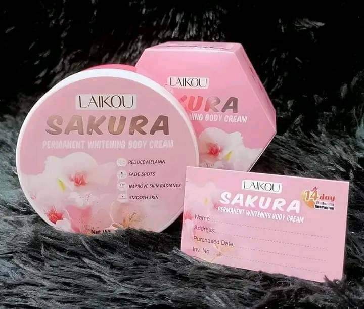 Japan sakura whitening body cream