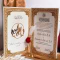 Customised velvet nikkah bookler. 