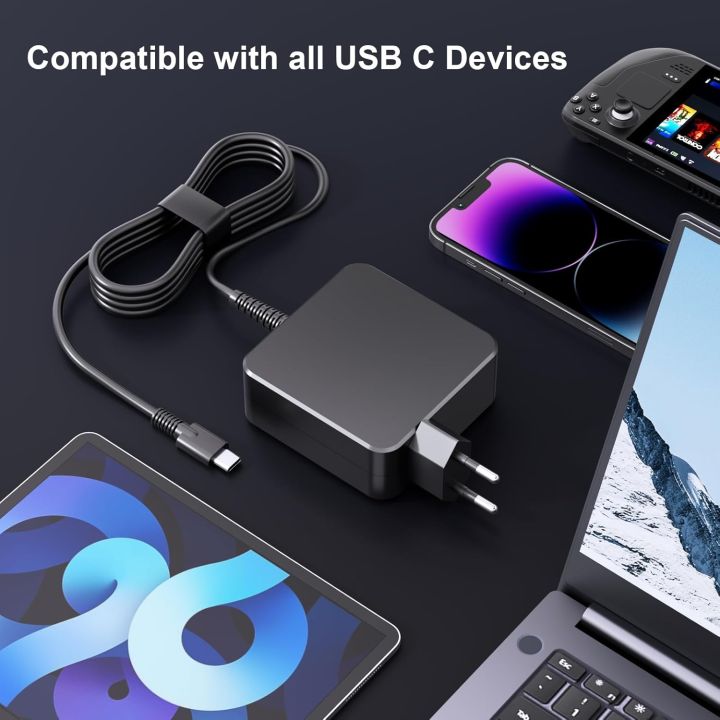65W%20Type%20C%2020V%203.25A%2045W%20USB%20C%20PD%20Universal%20Laptop%20Charger%20Power%20Ac%20Adapter%20for%20MacBook%20ASUS%20ZenBook%20Lenovo%20Dell%20Xiaomi%20Air%20HP%20-%20Image%206