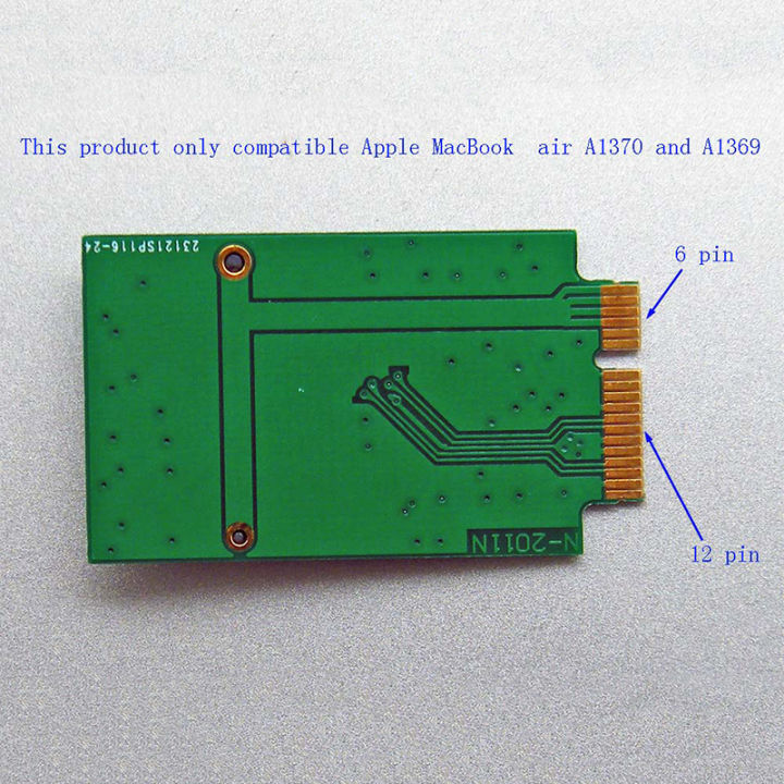M.2%20NGFF%20SSD%2012+6%20Pin%20Adapter%20Board%20For%20MacBook%20Air%202010%202011%20A1370%20A1369%20-%20Image%202