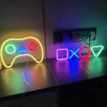 Game Controller Neon Sign for Game Room Decoration Game Neon Sign for Teen Boys CHILDREN'S Room  Wall Decor USB LED Neon Lights. 