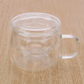 350ml with Infuser and Lid for Home Office Heat Resistant Glass Tea Cup Loose Leaf Tea Strainer Coffee Filter Drinkware. 