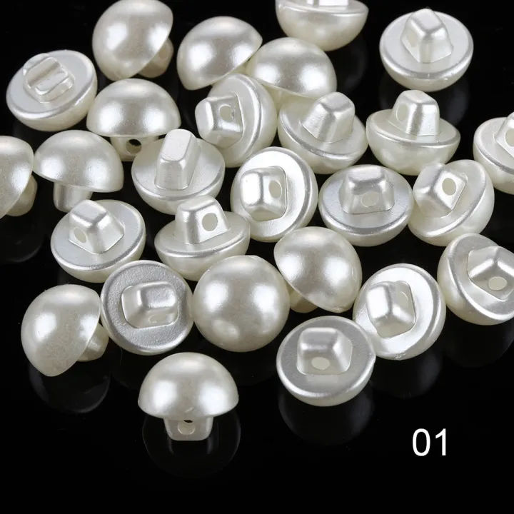 50PCS%2010mm%20Round%20Sewing%20Pearl%20Buttons%20mushroom%20buttons%20for%20Clothing%20Dress%20Accessories%20Scrapbooking%20Garment%20Decorative%20DIY%20Crafts%20-%20Image%207