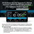 AMNVOLT V4/V3S ATS MINI SI4732 Pocket Radio ALL Band DSP Radio FM AM SSB LSB USB Receiver Bracket, with Hi-Z Circuit ESP-32-S3. 