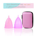 2Pcs Women Menstrual Cup Medical Silicone Vaginal Cups Reusable Menstrual Bowl Feminine Hygiene cup for Menstruation Collection. 