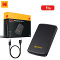 KODAK HDD 2.5 Inch Portable External Hard Drive 500GB 1TB USB 3.0 Storage Compatible for PS5 Xbox PC Mac Desktop MacBook.
