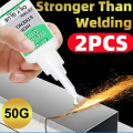 Loolifl 50g High-Strength Welding Glue, a Universal Super Adhesive Suitable for Resin, Ceramics, Metal, and Glass, Strong Instant Glue.