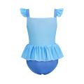 Girls Summer Swimming Baby Kids One-Piece Bathing Princess Elsa Bikini Suit Swimwear Swimsuit Children Princess Costume 2-10Yrs. 