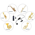 Wireless Saxophone Microphone System Clip on Instrument Microphone Suitable for Saxophones and Speakers 180 Foot Range. 