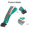 16 Pin Cable Adapter Plug Car Radio Plug Stereo Wiring Harness For 2010-Up Pioneer DEH Model. 