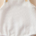 Baby Spring Autumn Clothes Set Knitted Romper Triangle Crotch Button One-Piece Jumpsuit SlingToddler Baby Boys Girls 0-3Y. 