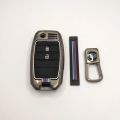 KIA picanto 2 Button Metal key Cover. 