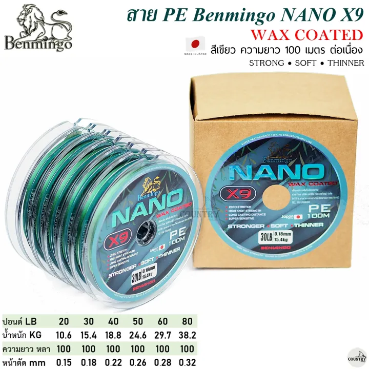 PE%20benmingo%20nano%20X9%20100m%20Green%20-%20Image%203