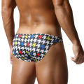 SEOBEAN Men's Print Briefs with Contoured Pouch Smooth Stretch Fabric Branded Waistband Fashion NEW Men's Underwear.