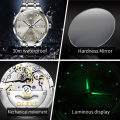 OLEVS 9946 Original Automatic Watch for Men Auto Date Calendar Display Luxury Top Brand Business Men's Mechanical Wristwatches. 