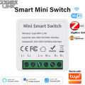 Mini WIFI Smart Switch Wireless Zigbee DIY Light Switch Smart Home Automation APP Timer Voice Control Support Tuya Alexa . 