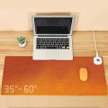 Heating Mouse Pad 80x33cm 35℃/40℃/45℃/50℃/55℃/60℃ Adjustable Winter Mouse Mat 3S Rapid Heating 4H Timing Power-off 220V EU Plug. 